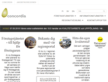 Tablet Screenshot of concordia.jakobstad.fi